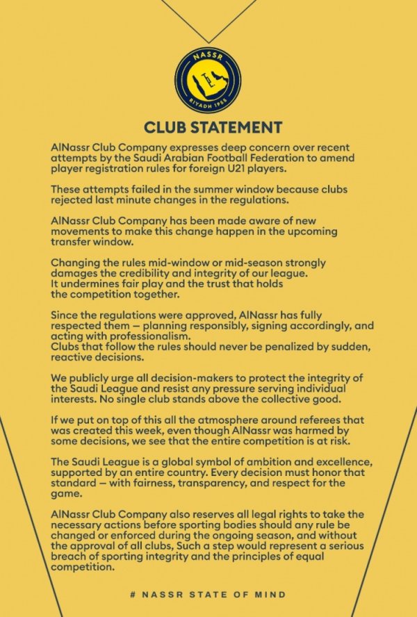 Tuyên bố chính thức của Riyadh